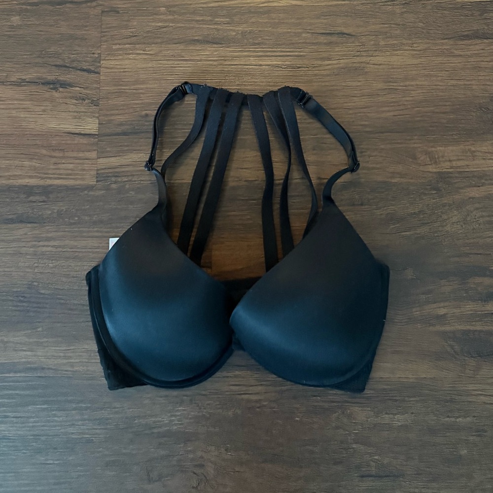 PINK Victoria’s Secret Front Closure Wear Everywhere Strappy Push Up‎ Bra